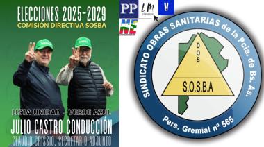 Presentación de lista de UNIDAD para la renovación de Comisión Directiva del SOSBA