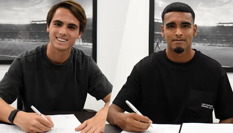 River firmó cláusulas millonarias para dos promesas