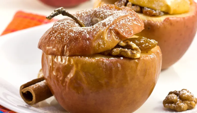 Manzanas Asadas en freidora de aire: receta rápida y fácil
