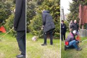 Zorro en pleno centro de La Plata: persecución y rescate en la Legislatura bonaerense
