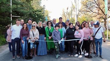La Plata, ciudad de obras públicas: Alak inauguró asfaltado en El Rincón