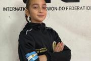 Magalí Gómez, campeona de taekwondo de 13 años, busca apoyo para viajar al Mundial en Croacia