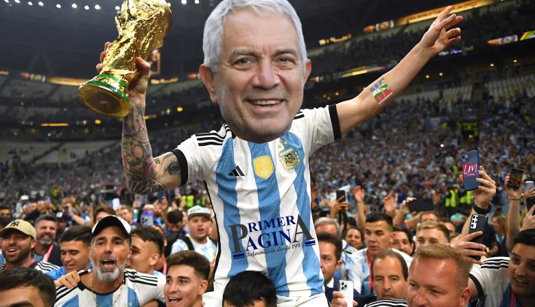 La Copa del Mundo está en La Plata: Alak la exhibe en la municipalidad