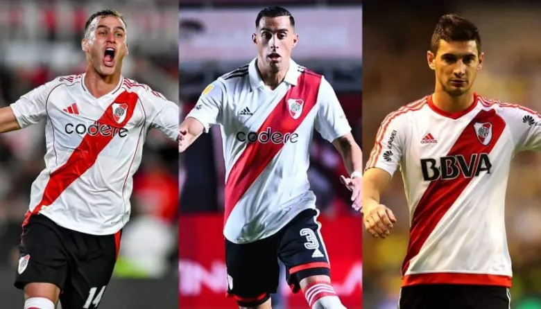 González Pírez, Funes Mori y Alario: los campeones de River que hoy buscan frenar al equipo de Gallardo