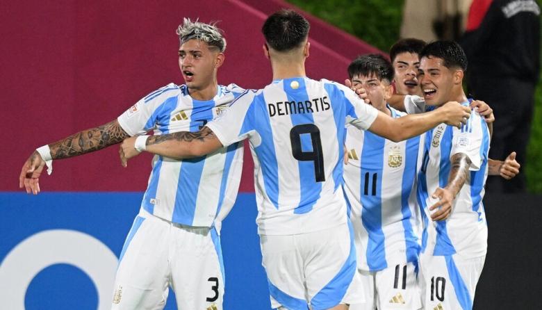 Argentina venció 1-0 a Túnez y se metió en los octavos de final