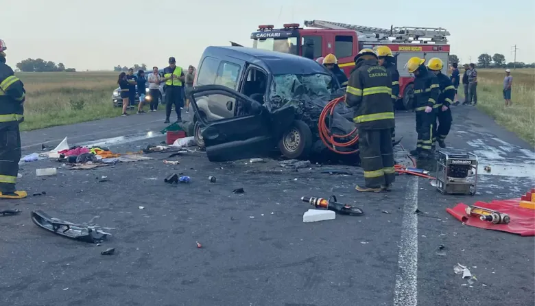 Un matrimonio de Berisso murió en un choque frontal sobre la Ruta 3