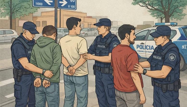 Operativo policial en La Plata: Tres hombres detenidos por actividad ilegal de 'trapitos'"