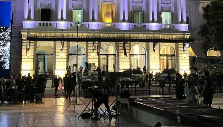 Netflix desembarcó en La Plata: el Pasaje Dardo Rocha se transformó en un palacio futurista para una superproducción internacional