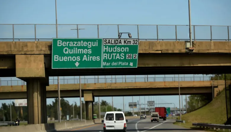 Cierran el enlace de la Autopista La Plata con la 25 de Mayo por obras
