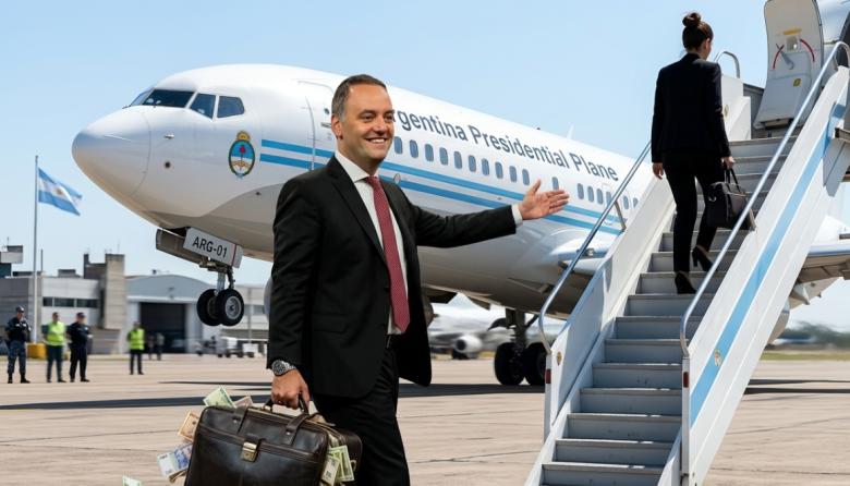 De la austeridad al avión presidencial: Manuel Adorni, en el ojo de la tormenta por los viajes de su esposa y su patrimonio