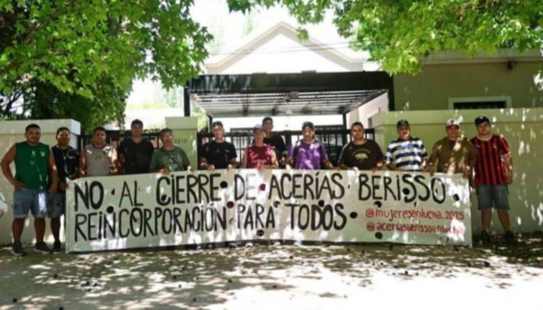Trabajadores de Acerías Berisso marchan contra el "vaciamiento" de la empresa
