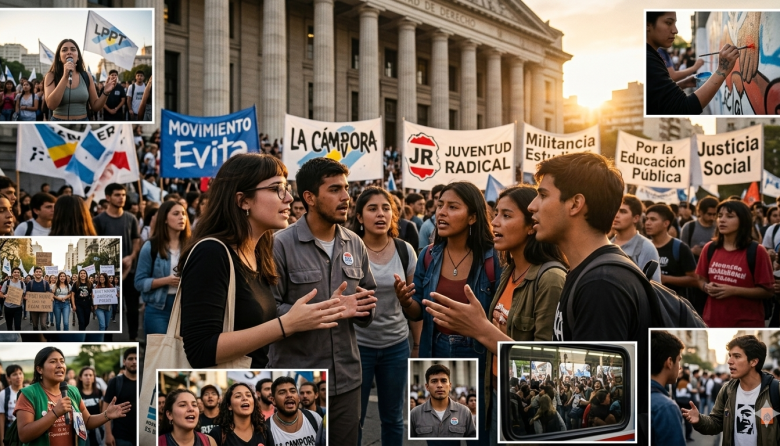 Jóvenes en Argentina: entre la "despartidización", el refugio en la militancia y un futuro hipotecado