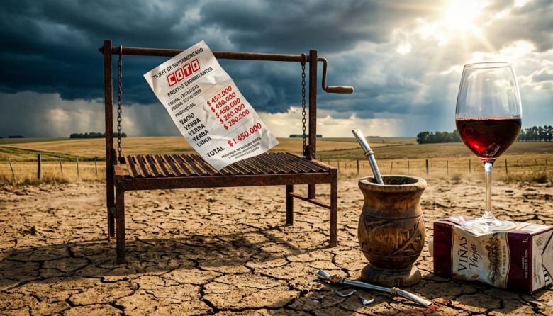El asado y el mate se hunden mientras el vino se vuelve el último refugio de la clase media