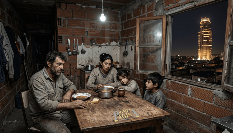 Medio país pobre: la pirámide social argentina se derrumbó con el salvaje ajuste de Milei