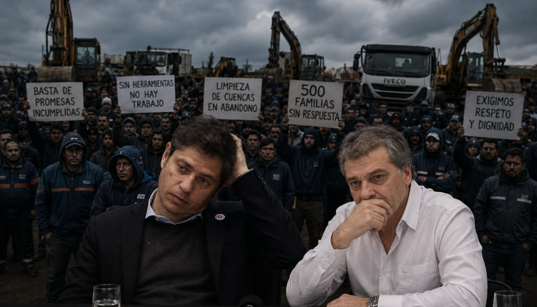 El ajuste oculto de Kicillof: más de 500 cooperativistas quedan en la calle por un drástico recorte en Hidráulica provincial