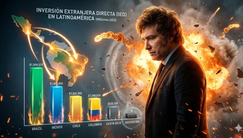 NI RIGI, NI SUPER RIGI: con Milei nadie quiere venir a invertir a la Argentina, que quedó última en América