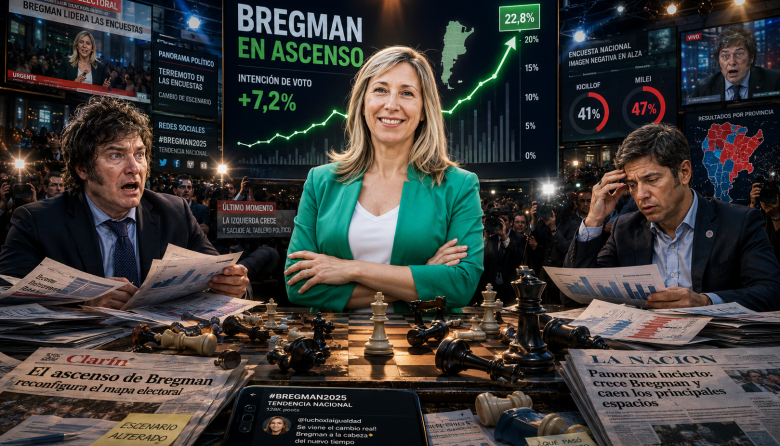 El tablero político patas arriba: Myriam Bregman supera a Milei y Kicillof en imagen positiva