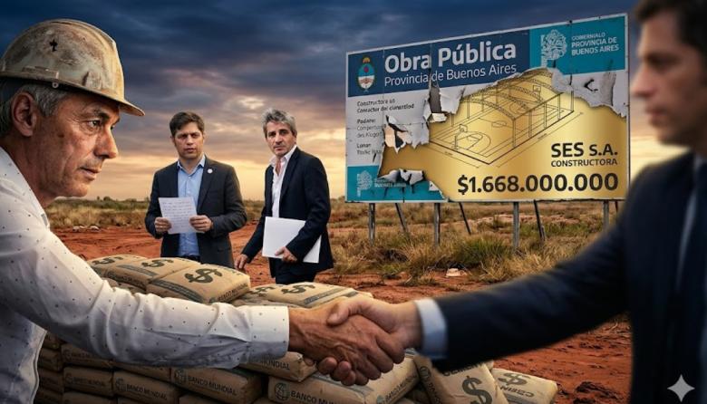 Una ex empresa del clan Caputo se quedó con una obra de $1.668 millones en Berisso bajo el ala de Kicillof y Cagliardi