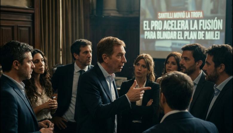 El PRO acelera la fusión: Santilli movió la tropa para blindar el plan de Milei