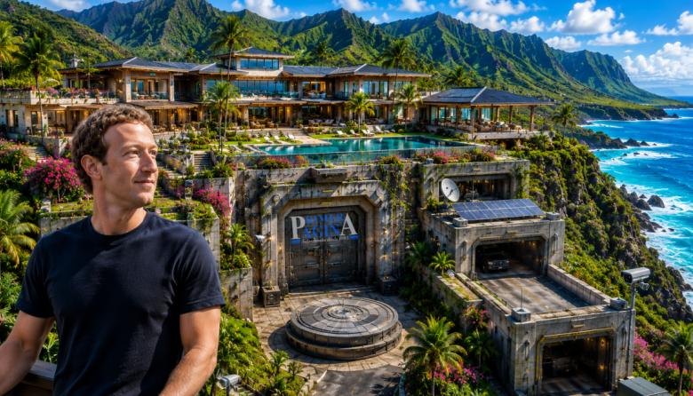 Zuckerberg se armó un búnker de 270 palos verdes en Hawái: ¿se prepara para el fin del mundo?