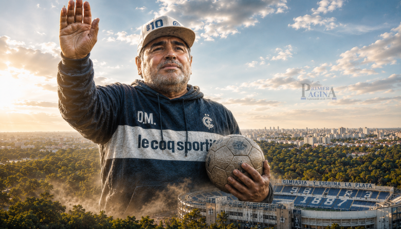 El icónico proyecto de Sabrina Morales para que Maradona viva eternamente en el bosque de La Plata