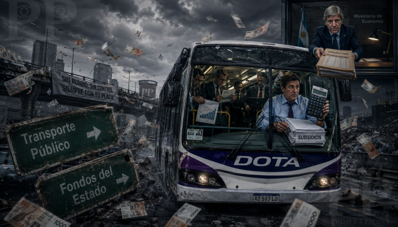 El Transporte a la deriva: Toto Caputo puso a DOTA a calcular sus propios subsidios