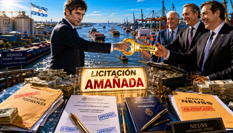 Licitación amañada: el escandaloso botín de la Hidrovía que Santiago Caputo acaba de entregarle a sus amigos Neuss