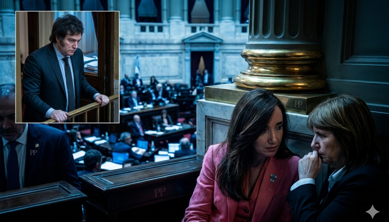 Se rompió el Senado: la jugada secreta de Bullrich y Villarruel que dejó a Milei sin control del Congreso