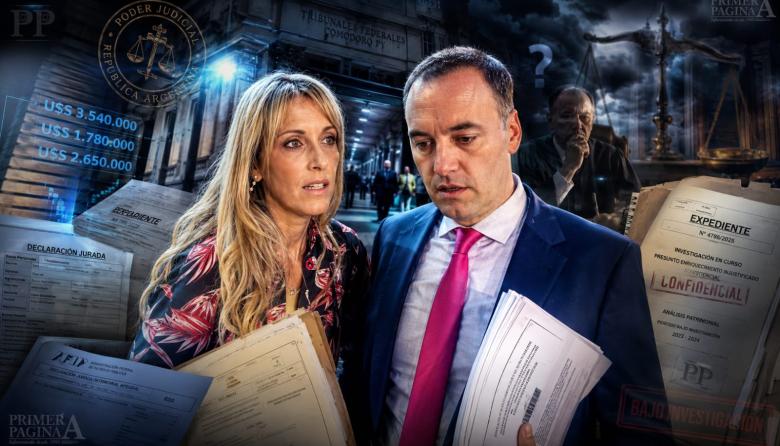 Manuel Adorni y su esposa usan ley de impunidad para zafar de su enriquecimiento ilicito