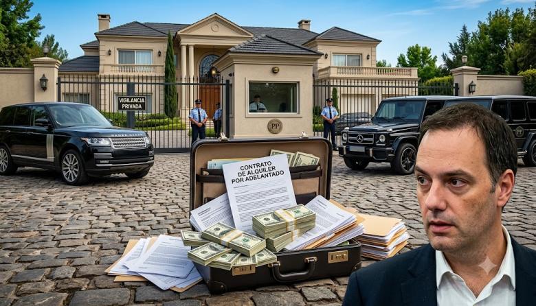 El millonario operativo de Adorni para ocultar a su madre en un country con dólares cash