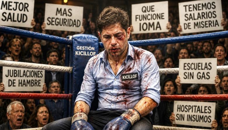 Kicillof contra las cuerdas: la Provincia detonó entre paros, desfinanciamiento, hospitales desbordados, IOMA e inseguridad
