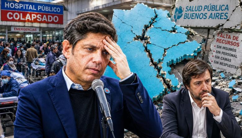 Colapso en los hospitales: la gestión de Kicillof se hunde y Kreplak se mide en sus encuestas