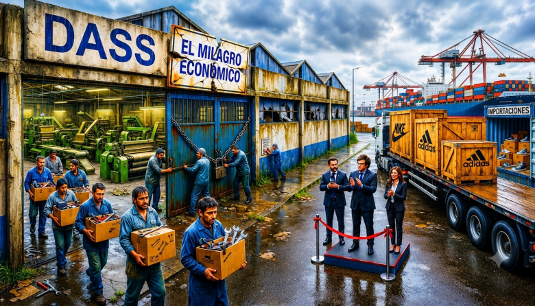 El "milagro" económico de Milei: Nike y Adidas se van, Dass baja la persiana y todo se fabrica afuera