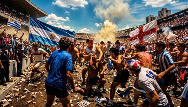 La otra batalla del '86: Cómo se gestó la barrida a los ingleses en las tribunas del Azteca