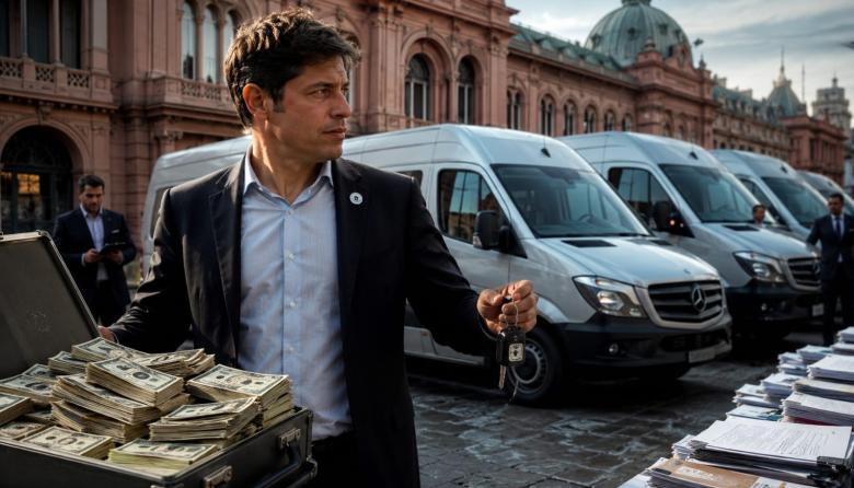 El saqueo bonaerense: Kicillof detona tus impuestos comprando camionetas con sobreprecios millonarios