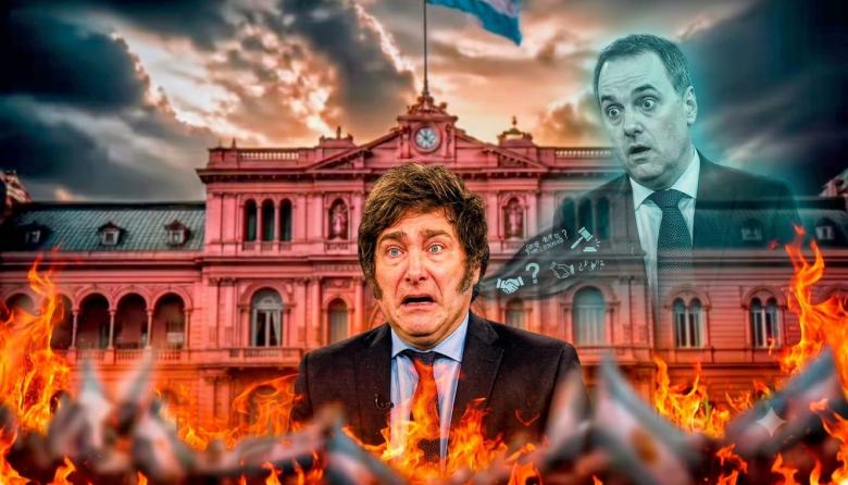 Se desploma la imagen de Javier Milei y el fantasma de Manuel Adorni sobrevuela en Casa Rosada