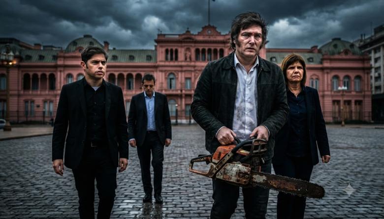 Alerta máxima en la Rosada: la encuesta que hunde a Milei y lo deja pedaleando en el aire frente a Kicillof