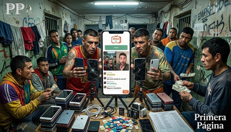 Presos armaron un streaming en vivo desde una cárcel y dejaron al desnudo el negocio de los celulares