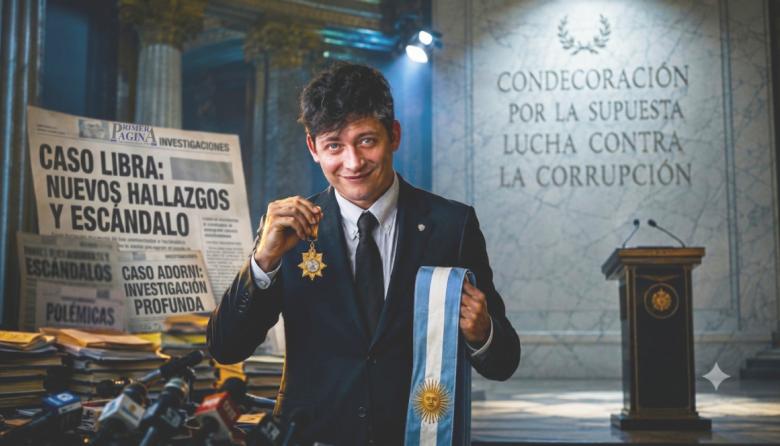 Con $LIBRA y Adorni al hombro, Santi Caputo exige un premio a la transparencia para Milei