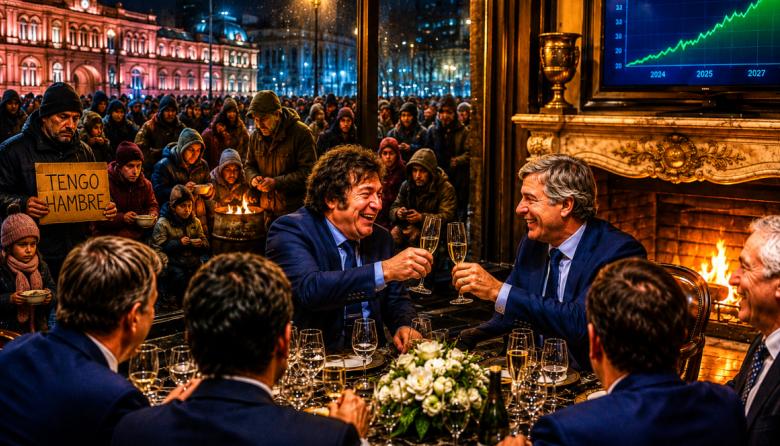 El cinismo de Milei y Caputo: festejan el ajuste mientras los argentinos pagamos la cuenta
