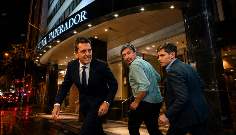 A escondidas y en un hotel: Máximo, Kicillof, Massa, gobernadores y diputados juntos para blindar las PASO