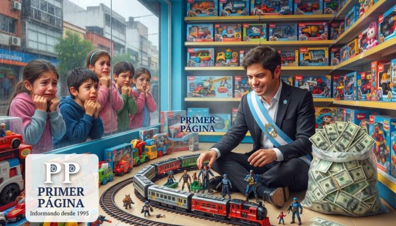 Despilfarro y desidia: Kicillof destinó 5.000 millones para juguetes y no los entrego