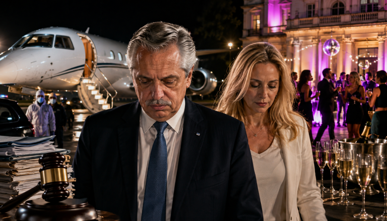 Fiesta en el Tango 01: denuncian a Alberto Fernández y Fabiola por juerga aérea