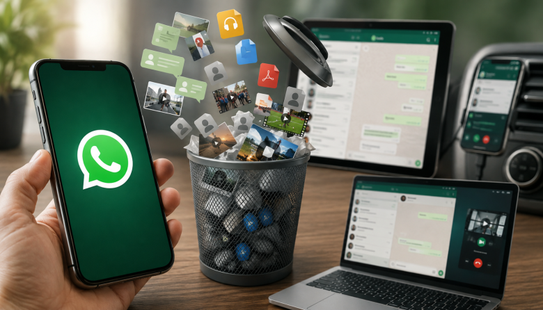 La trampa de WhatsApp: cómo vaciar la papelera oculta y salvar tu celular