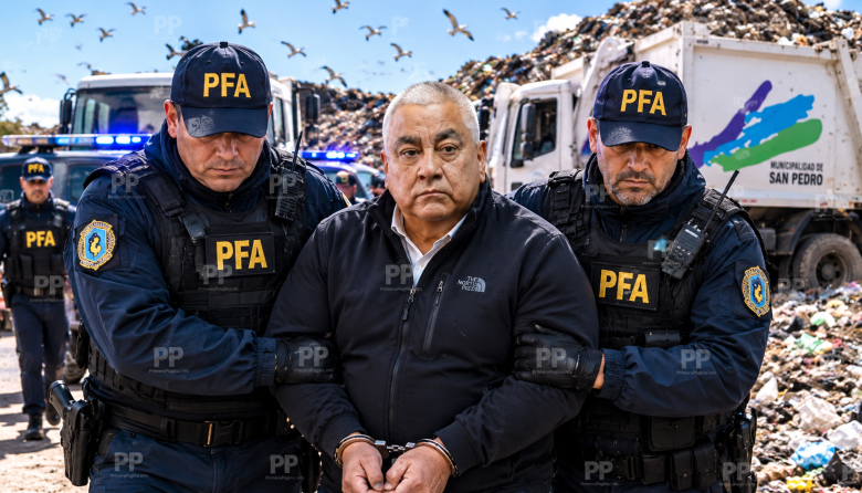 La Federal clausuró el basural de San Pedro: halló residuos patogénicos, secuestró historias clínicas y acorrala a Salazar | VIDEO