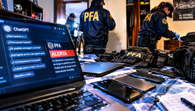 Le contó a ChatGPT que planeaba matar a sus compañeros: el FBI encendió la alarma y allanaron su casa en Quilmes