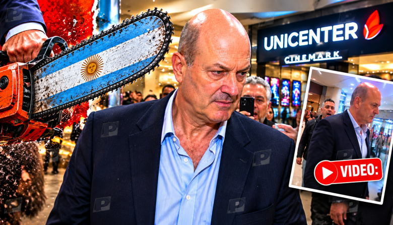Escrache a la motosierra: en un cine de Unicenter increparon a Sturzenegger, el peor ministro de Milei | VIDEO