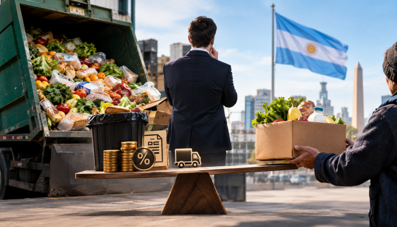 Argentina al revés: para una empresa puede ser más barato tirar comida que donarla