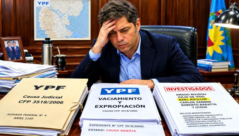 Kicillof y su oscuro pasado judicial: 17 denuncias y una causa por YPF que sigue abierta