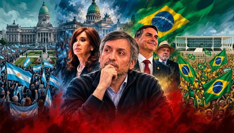 El batacazo de Flávio Bolsonaro: reabre la carta de Máximo Kirchner para 2027